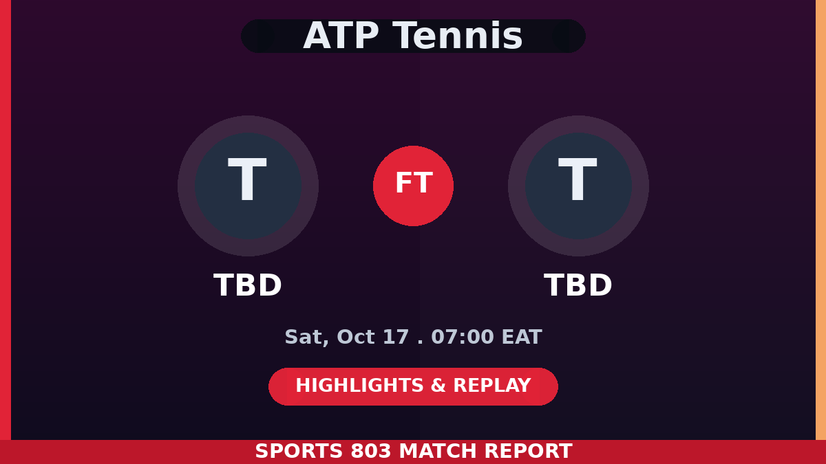 TBD vs TBD – Sports 803 match graphic