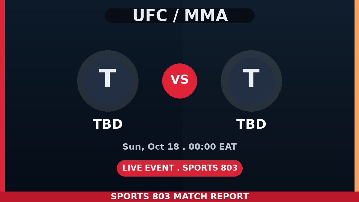 TBD vs TBD – Sports 803 match graphic